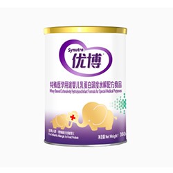 优博特殊医学用途婴儿乳蛋白深度水解配方食品